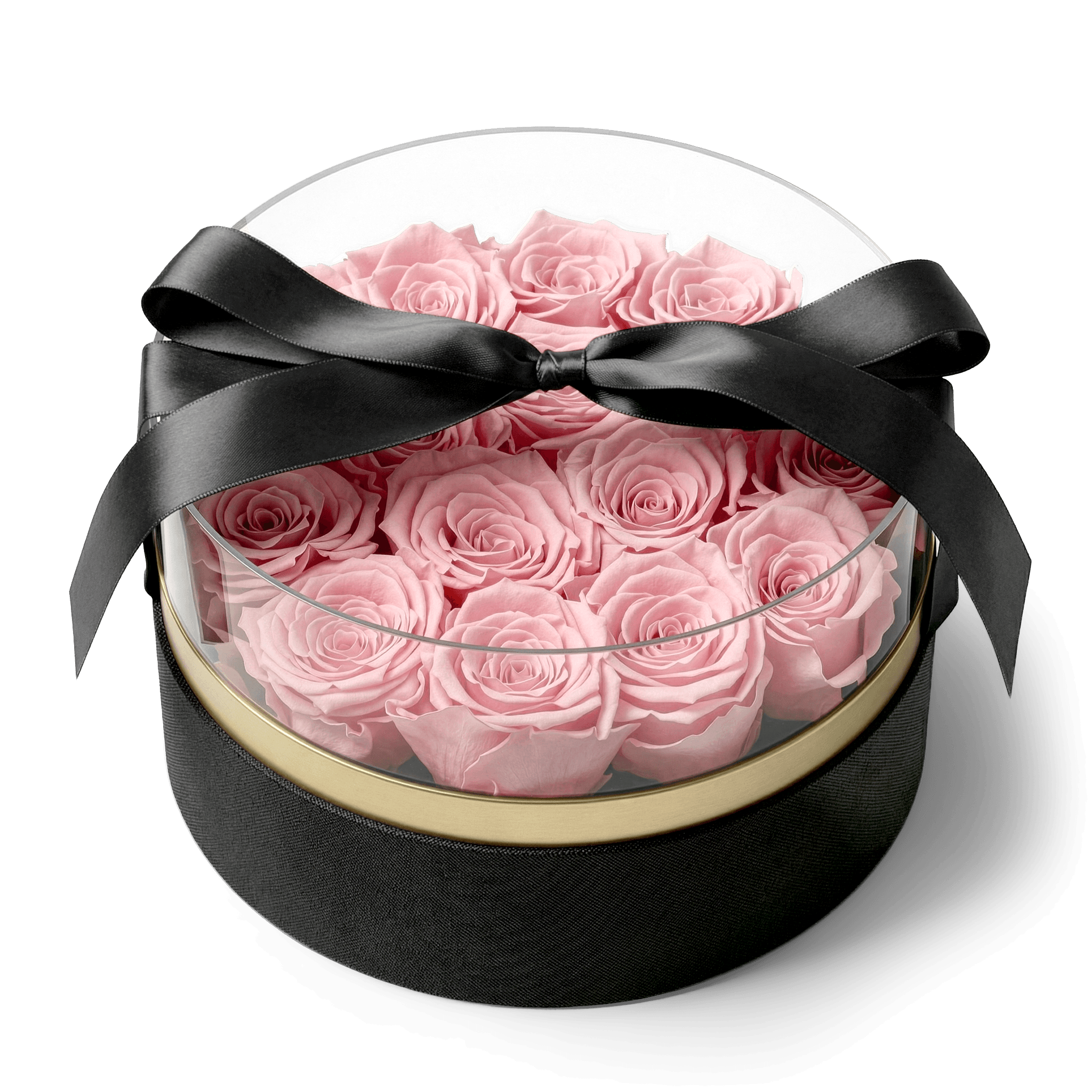 Elegant Round Rose Box