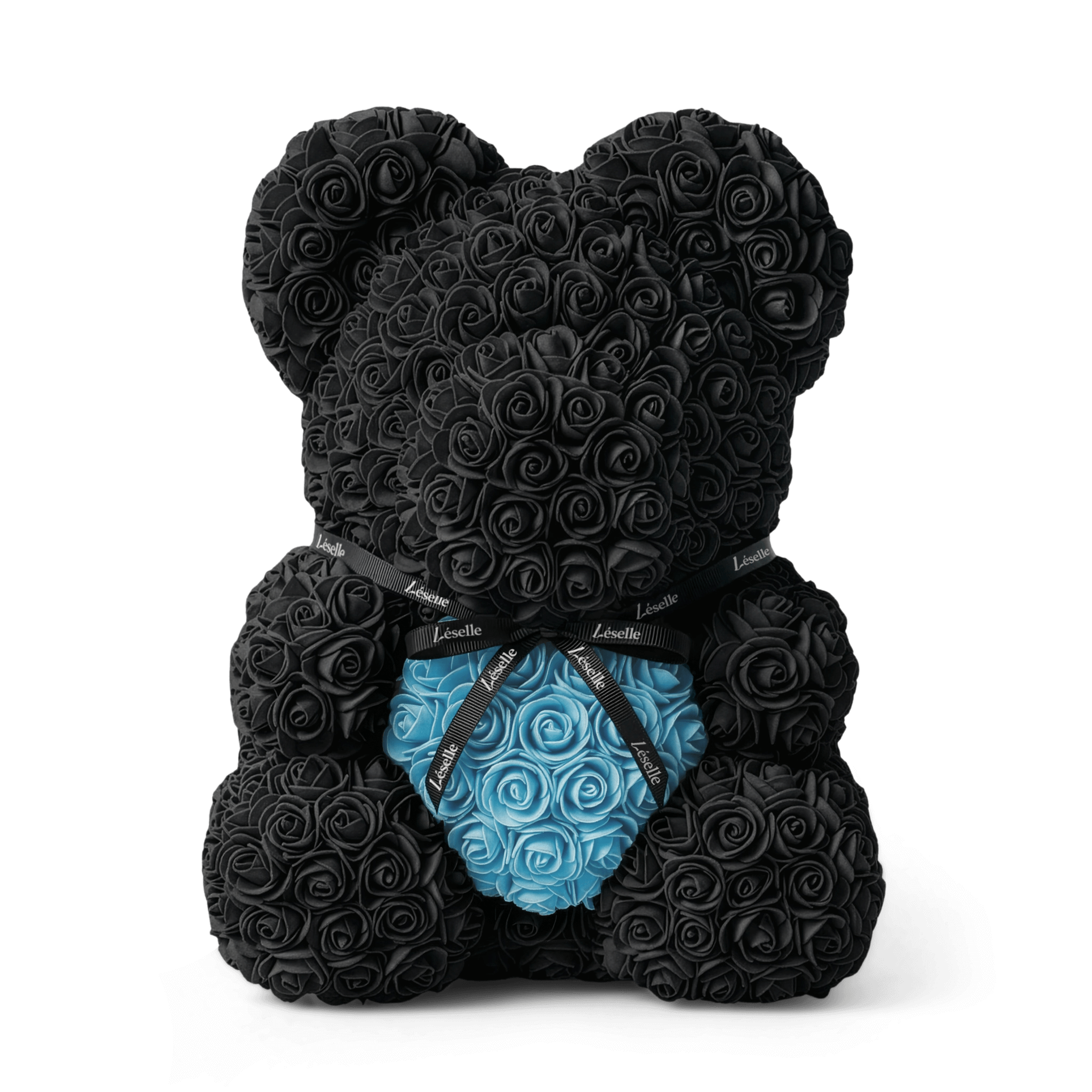 Eternal Rose Bear - Ebony Black Edition