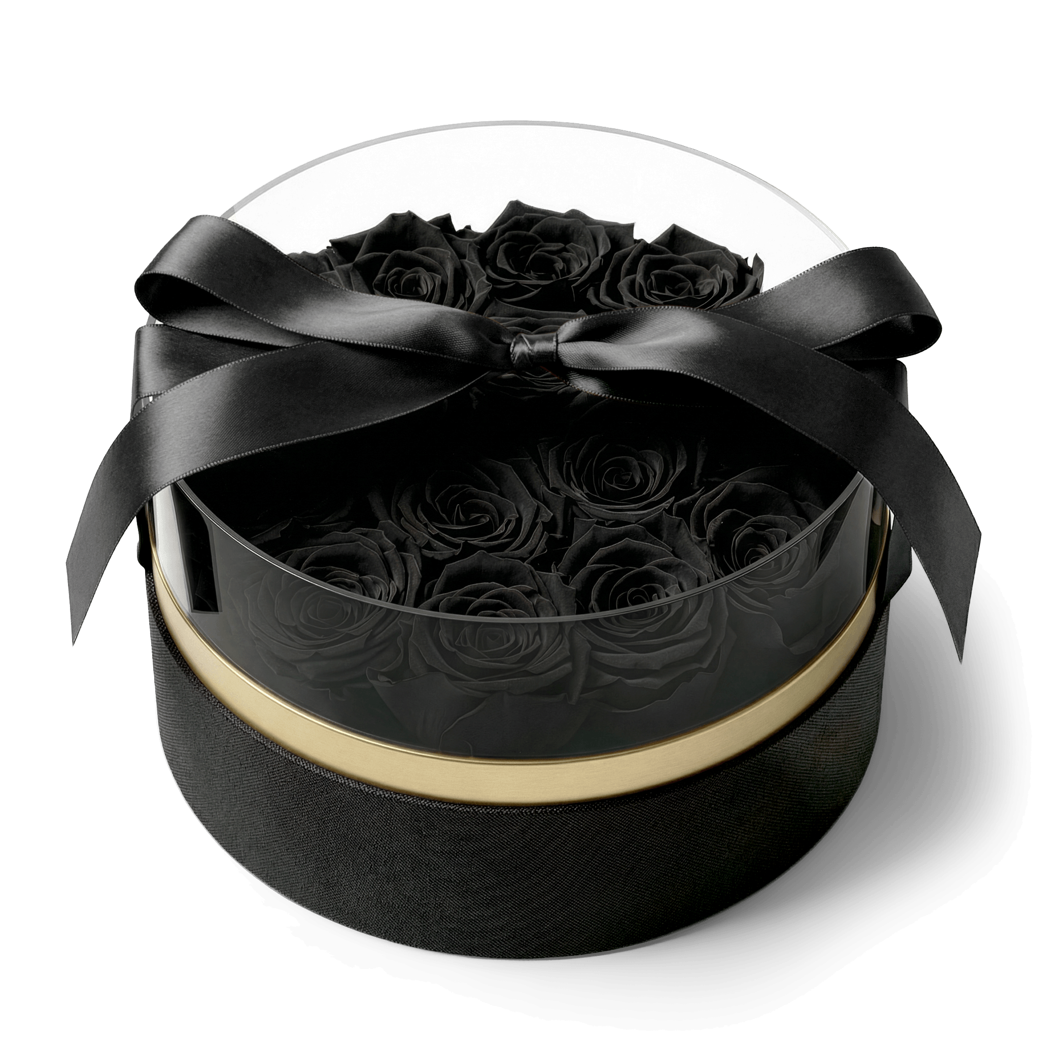 Elegant Round Rose Box