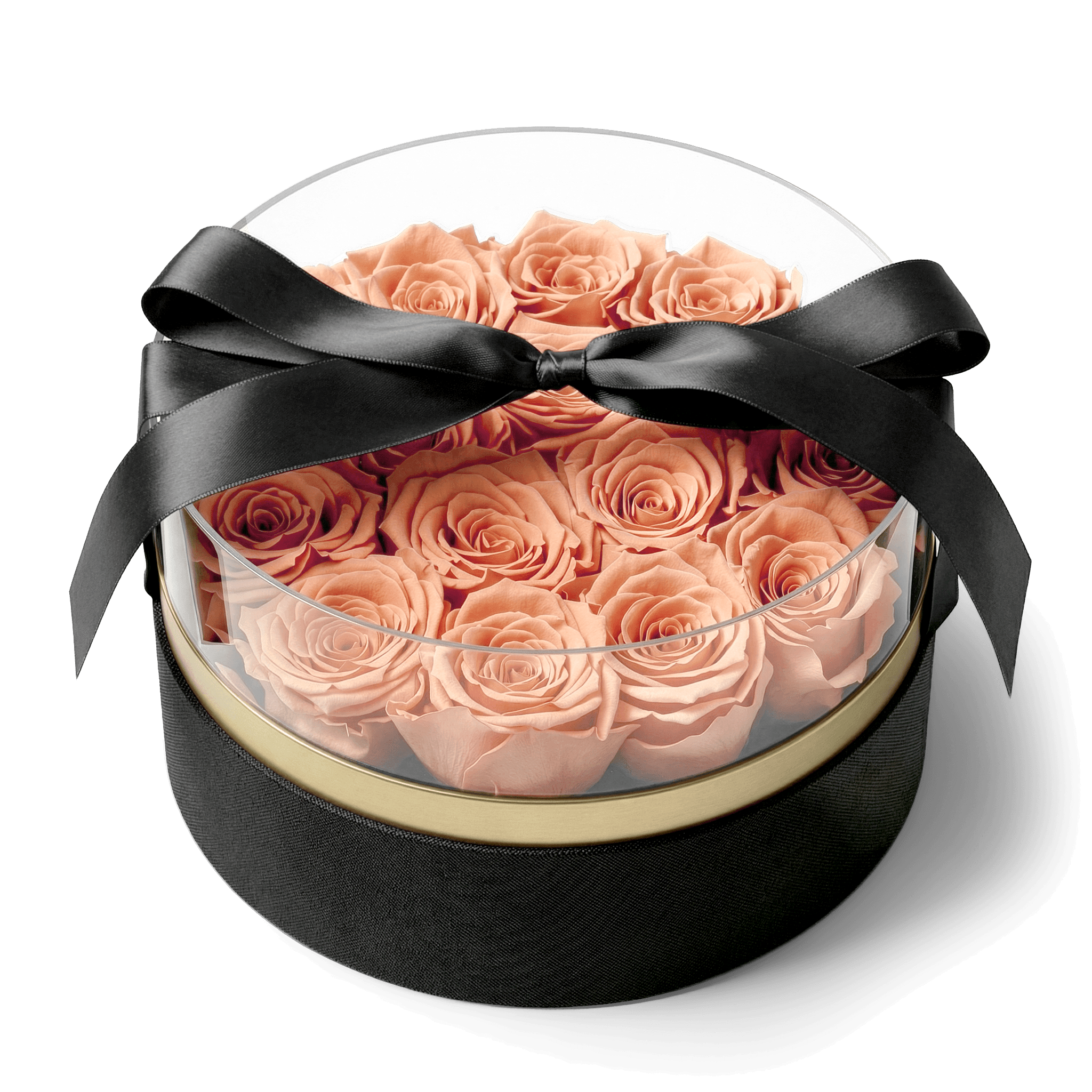 Elegant Round Rose Box