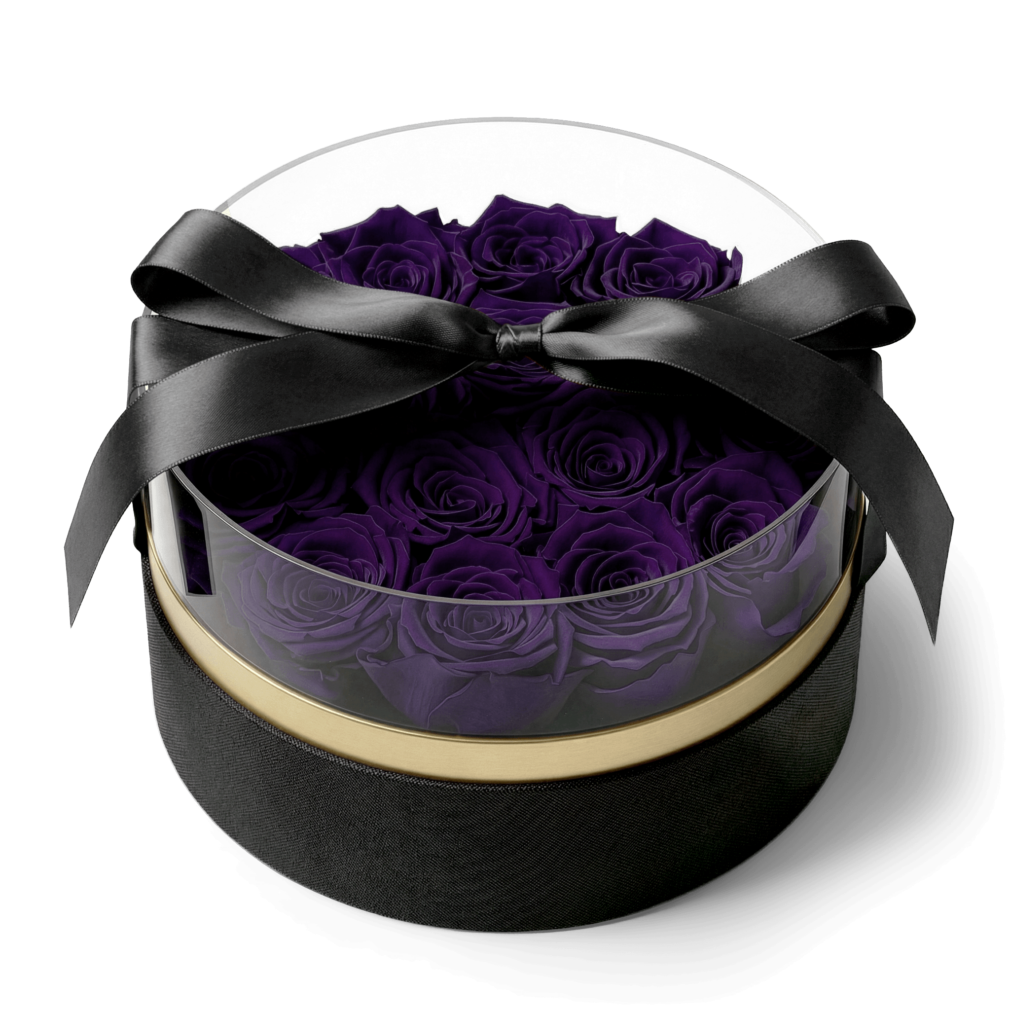 Elegant Round Rose Box
