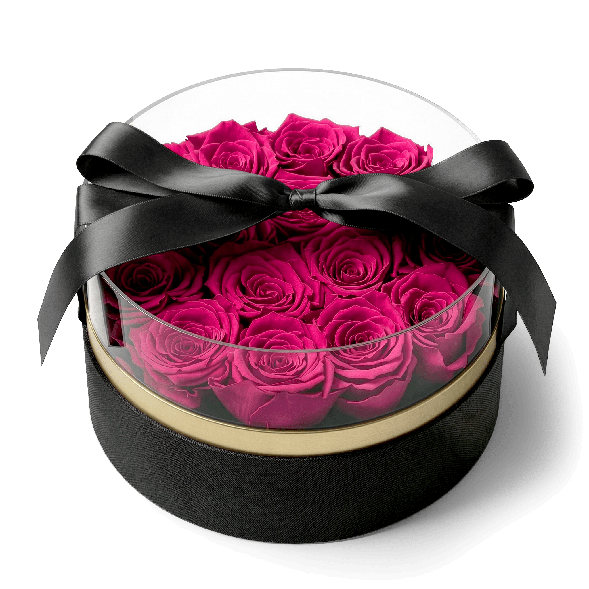 Elegant Round Rose Box