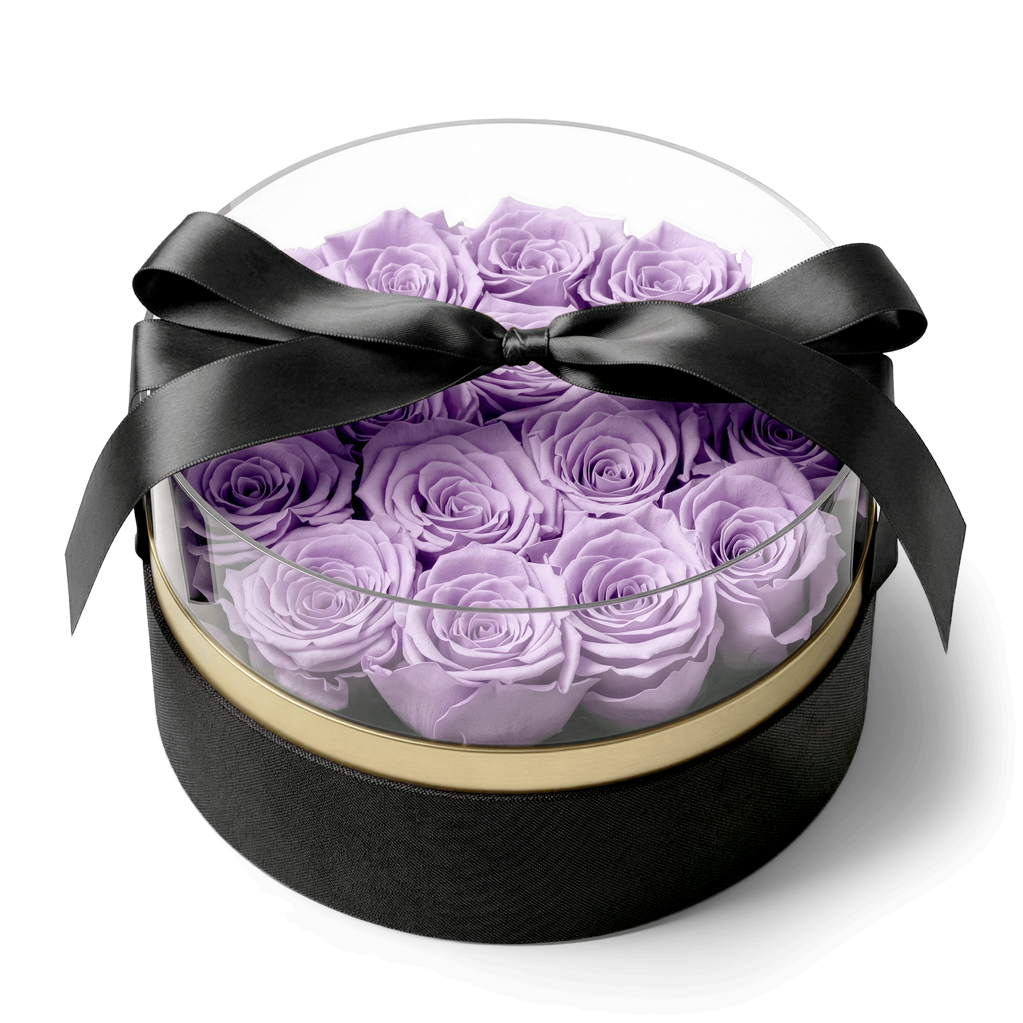 Elegant Round Rose Box