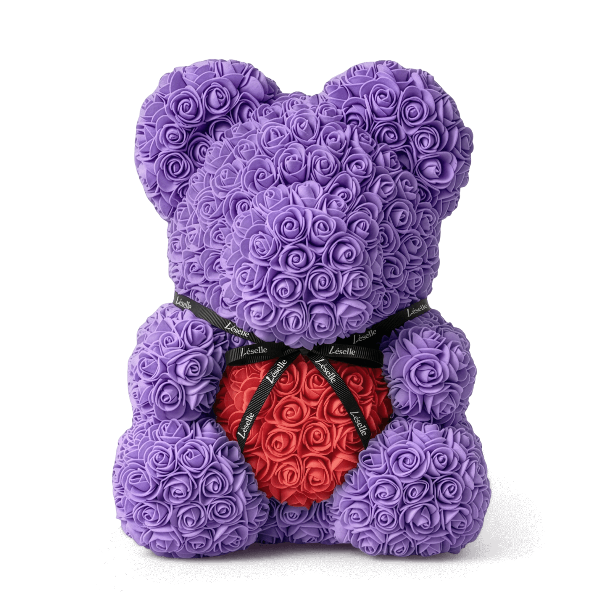 Eternal Rose Bear - Lavender Purple Edition