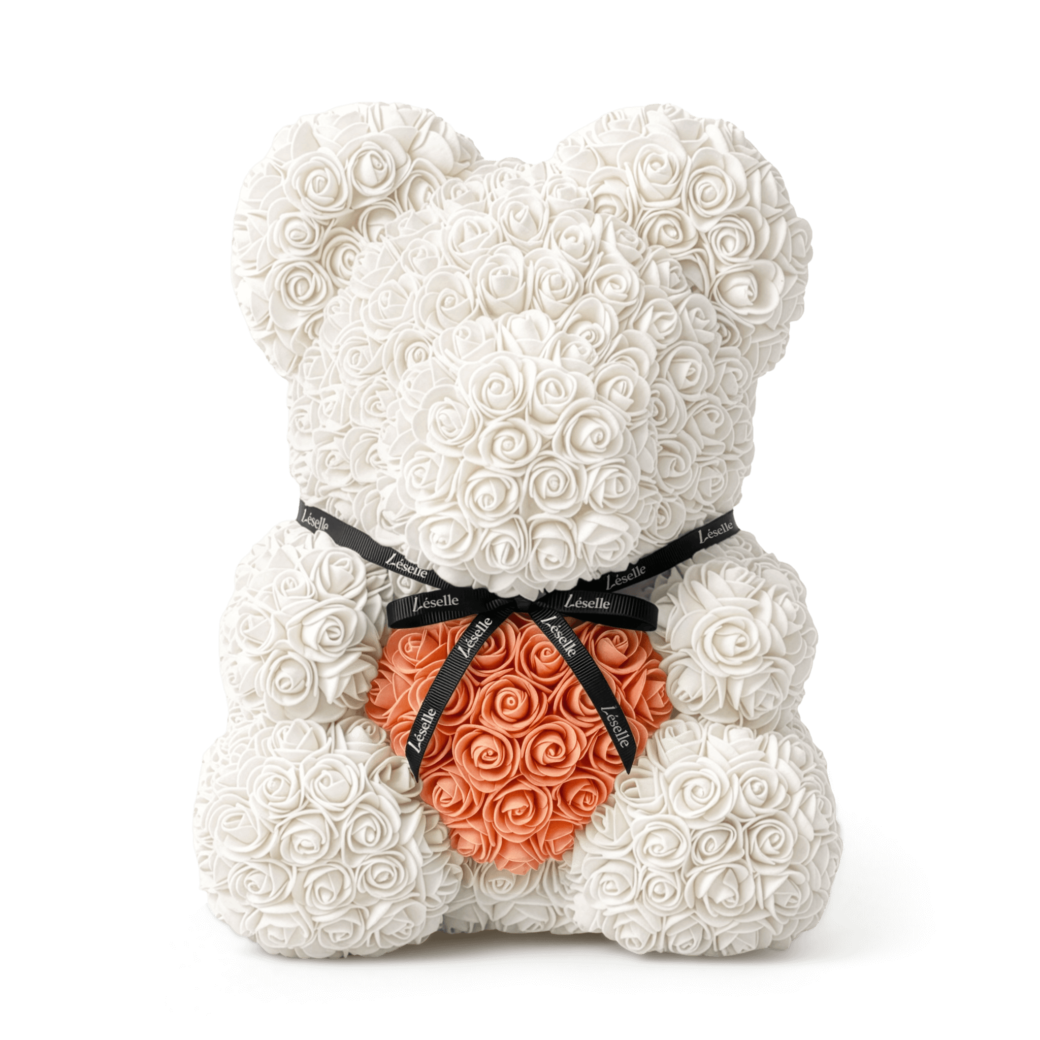 Eternal Rose Bear - Pearl White Edition