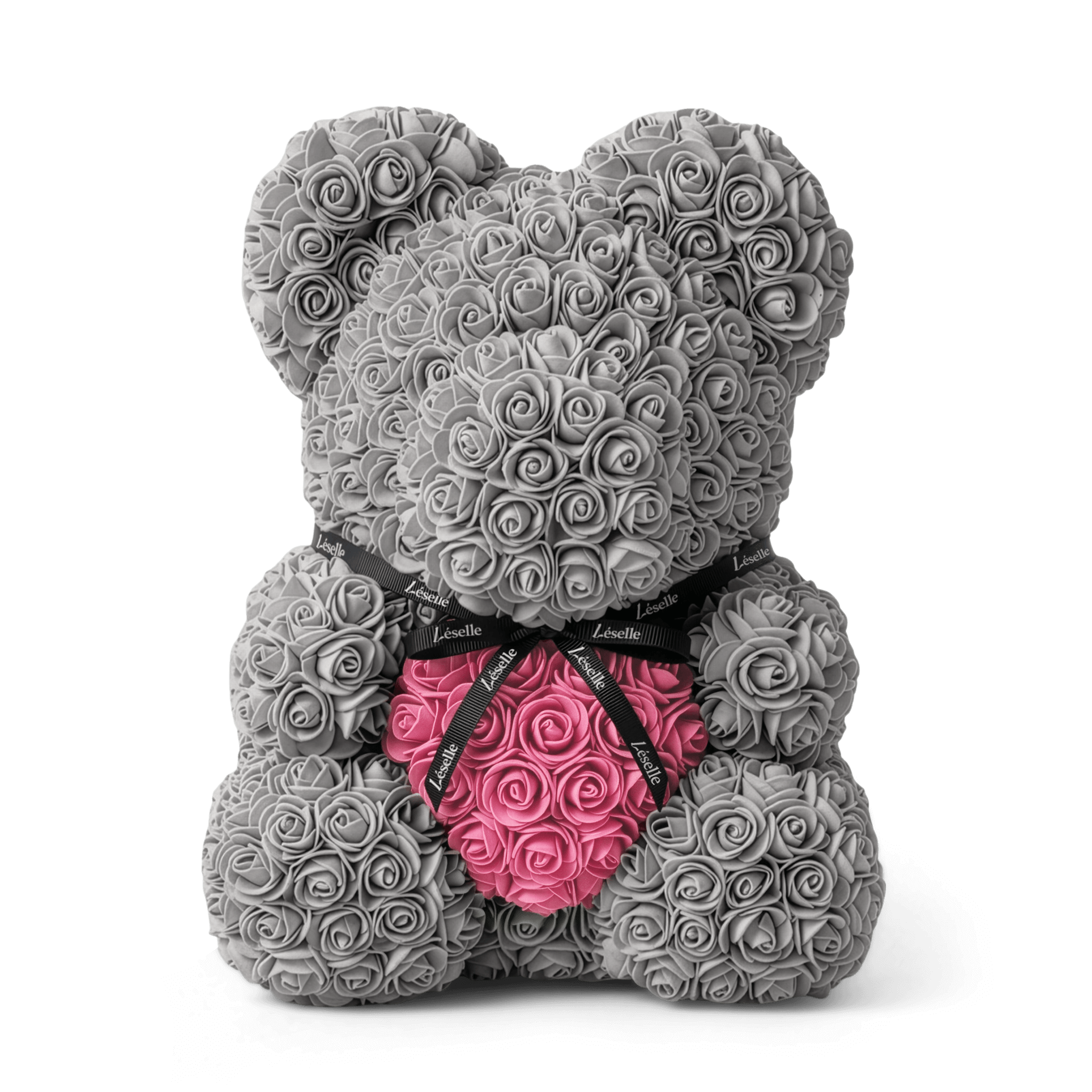 Eternal Rose Bear - Platinum Grey Edition
