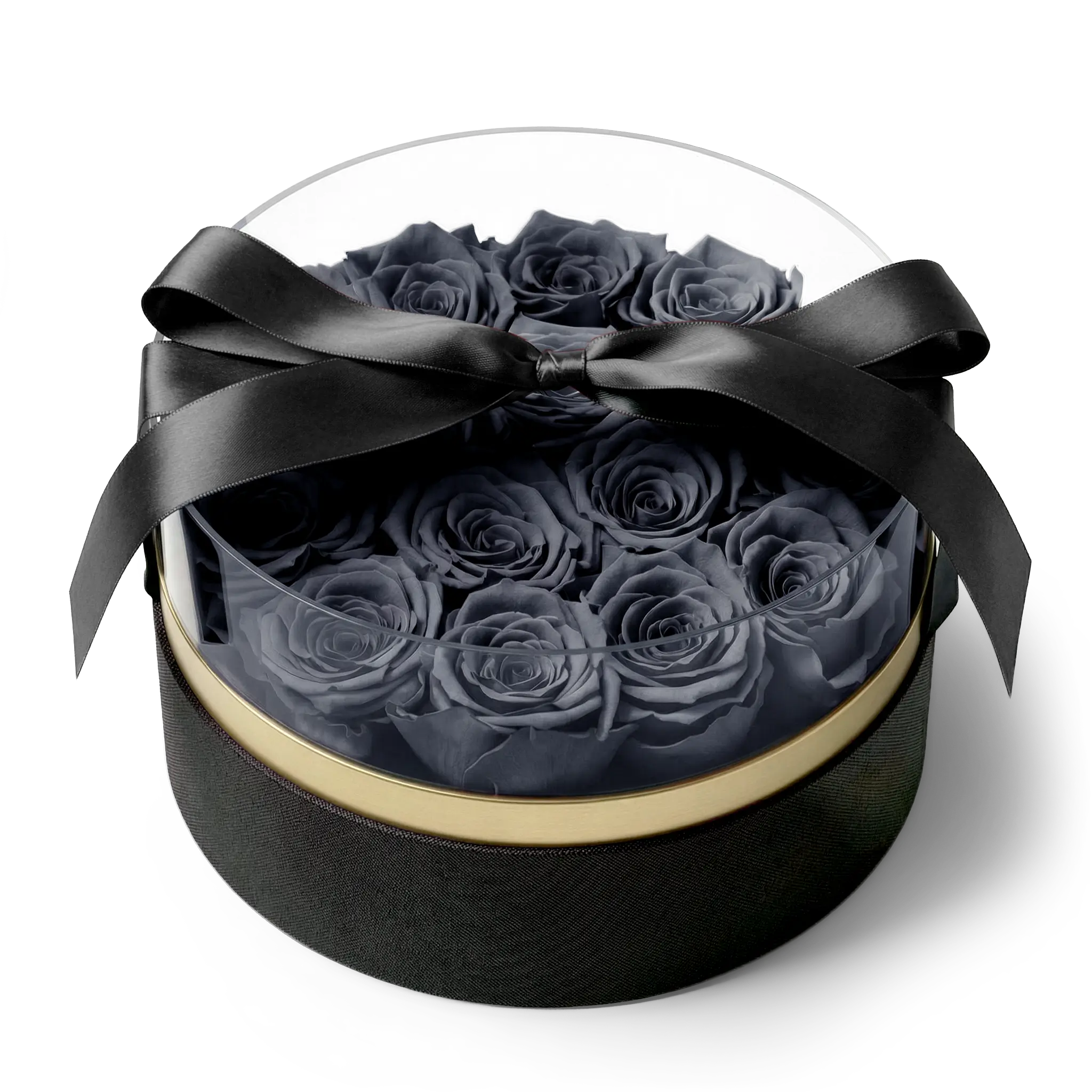 Elegant Round Rose Box