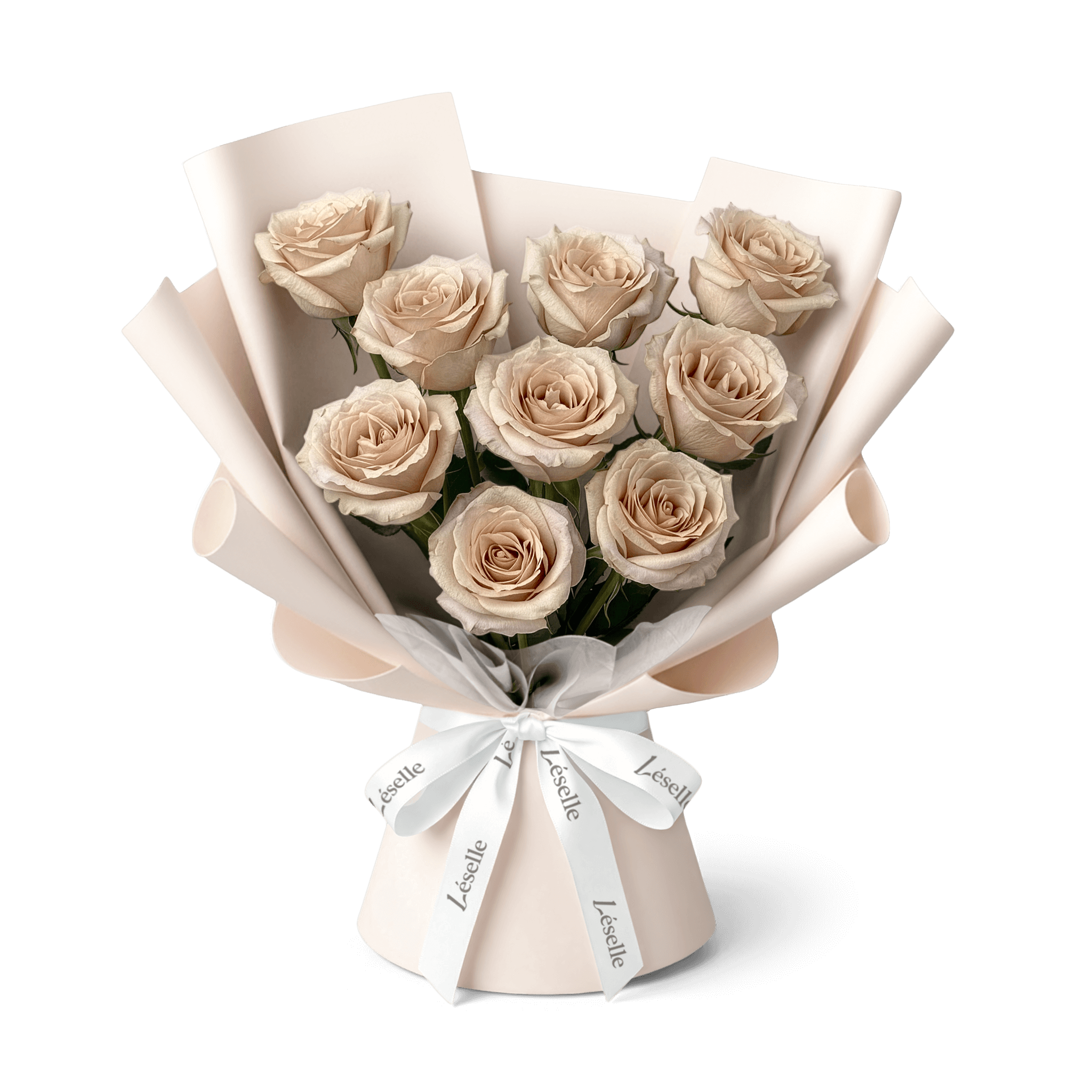 【Classic Collection】Quicksand // Premium Ecuadorian Dusty Nude Rose Bouquet