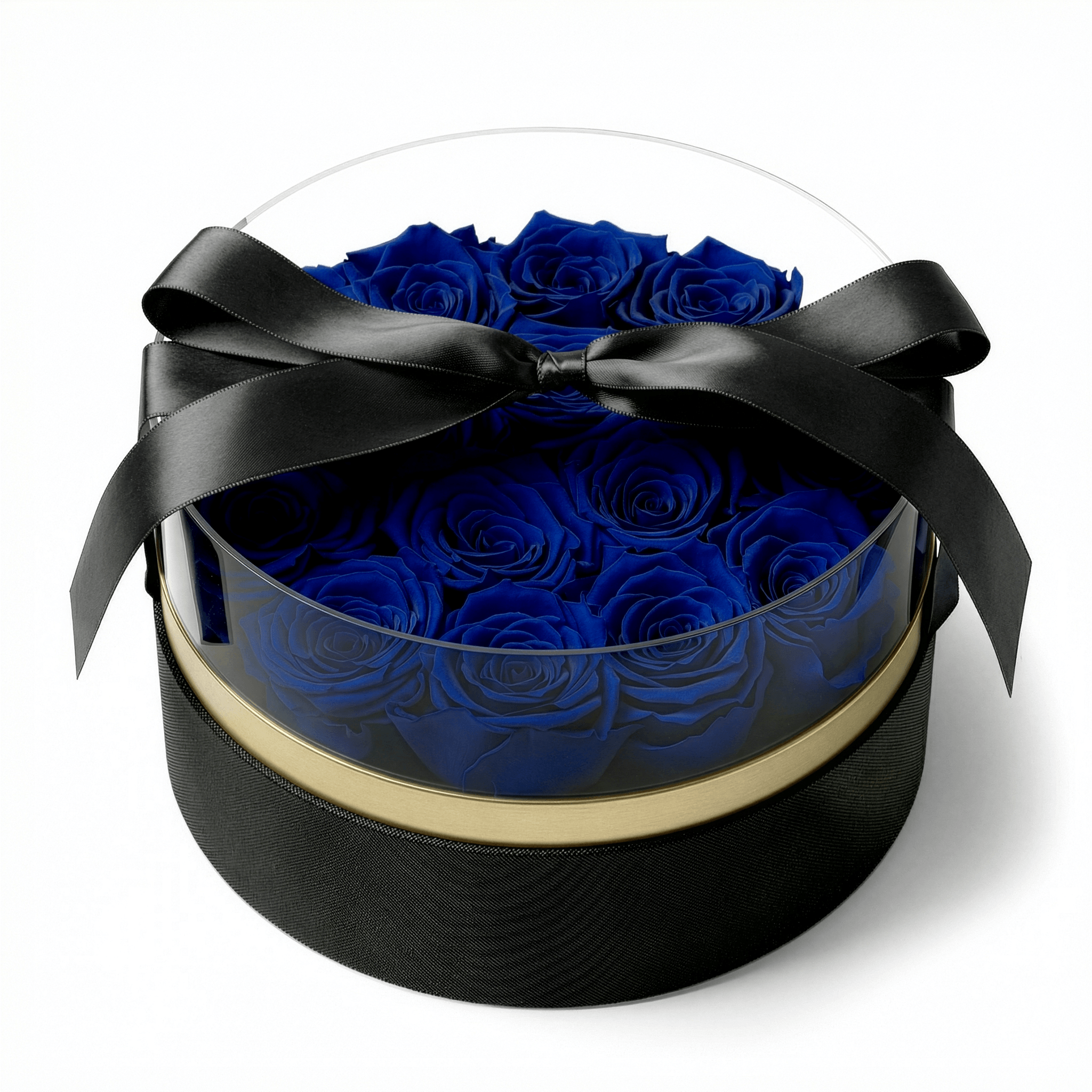 Elegant Round Rose Box