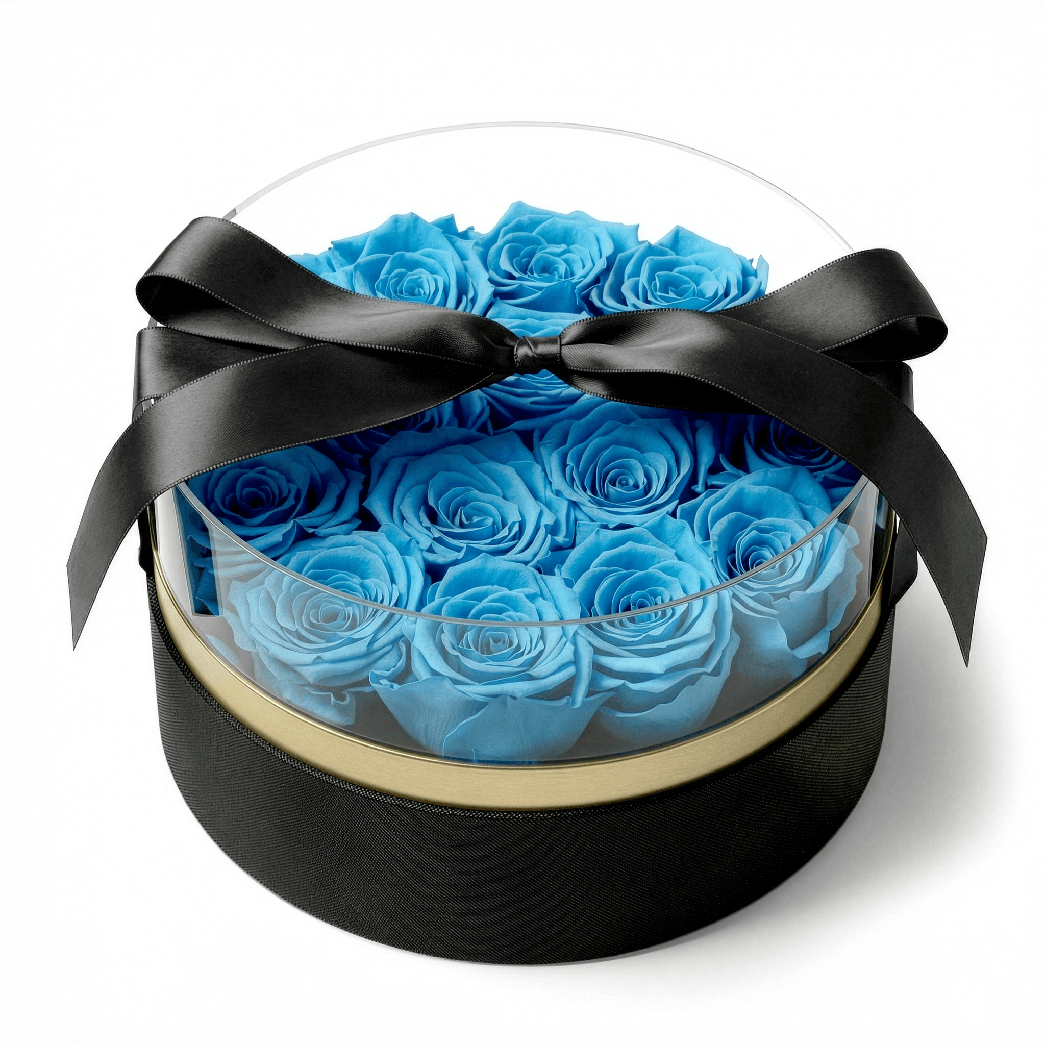 Elegant Round Rose Box