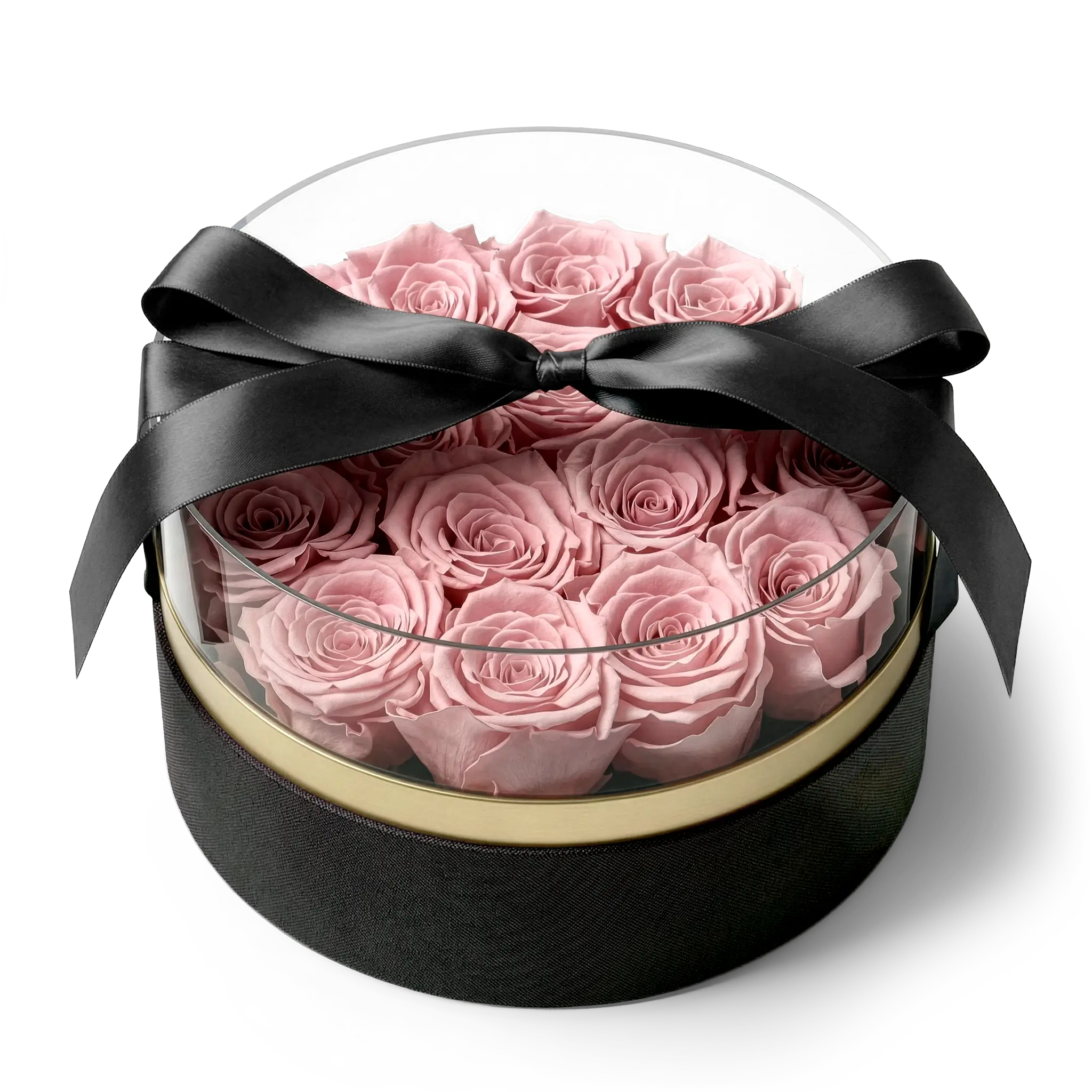 Elegant Round Rose Box