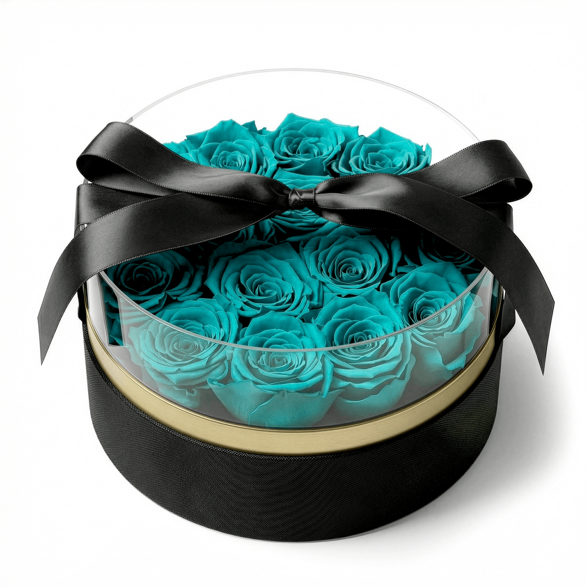 Elegant Round Rose Box
