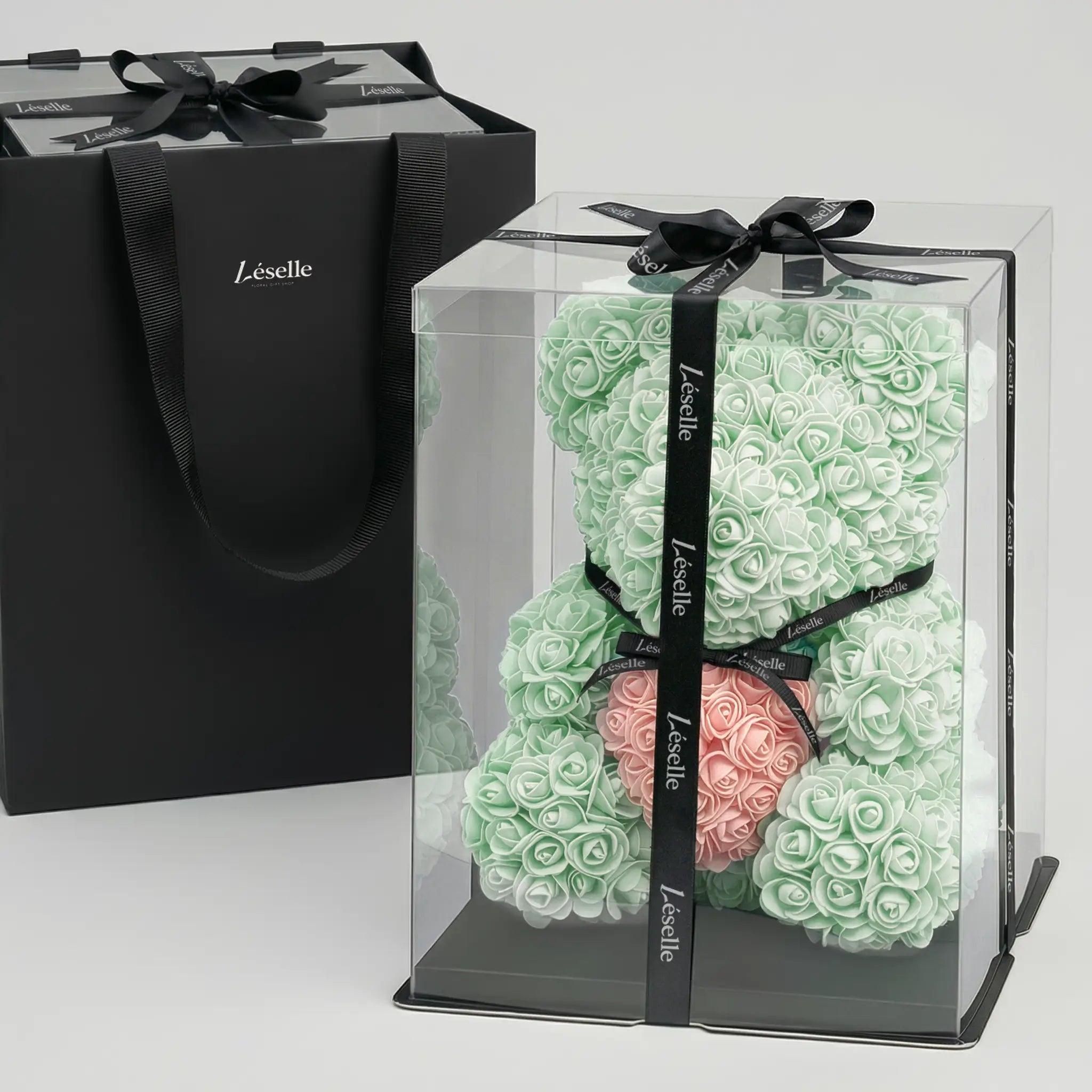 Eternal Rose Bear - Mint Green Edition